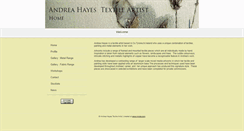 Desktop Screenshot of andreahayes.co.uk